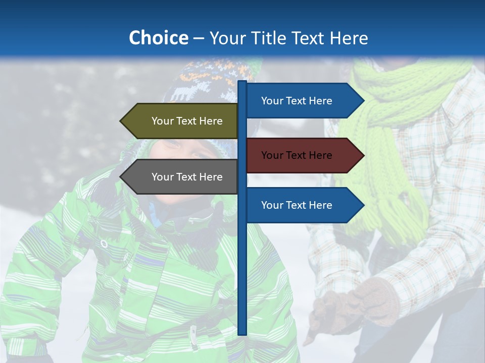 Retirement Daughter Elderly PowerPoint Template