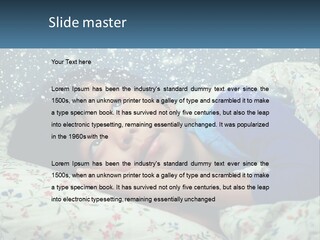 Caucasian Elderly Portrait PowerPoint Template