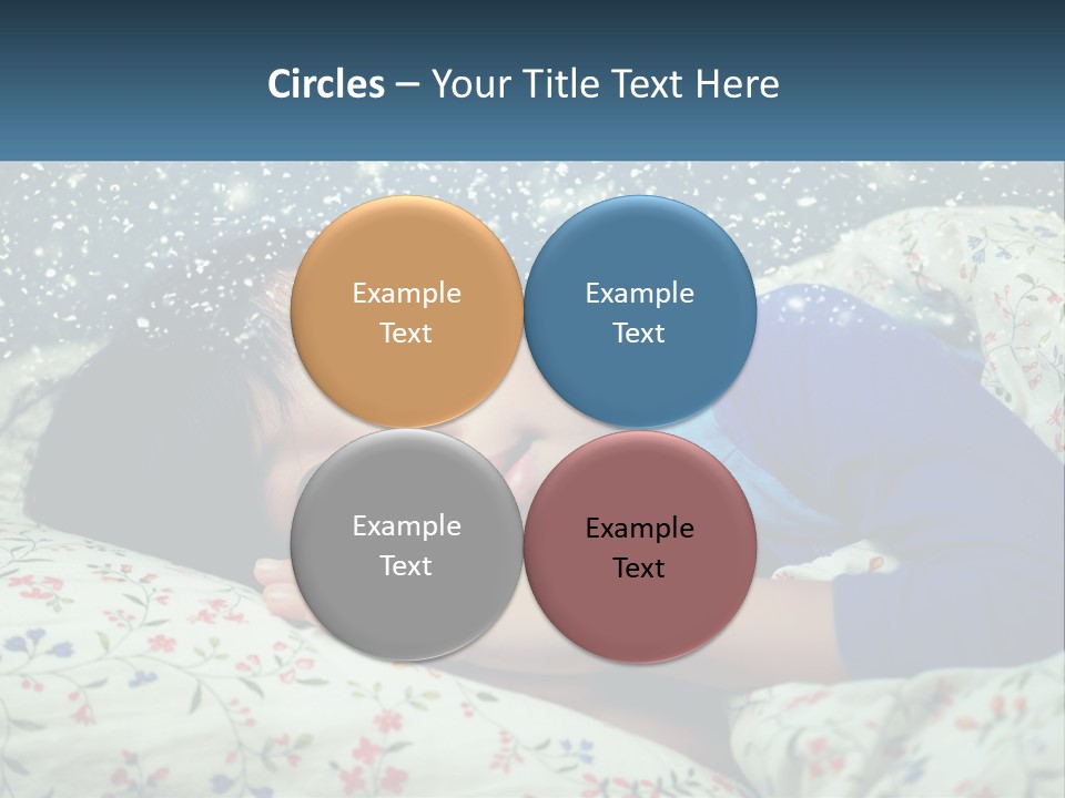 Caucasian Elderly Portrait PowerPoint Template