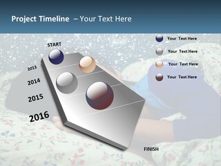 Caucasian Elderly Portrait PowerPoint Template