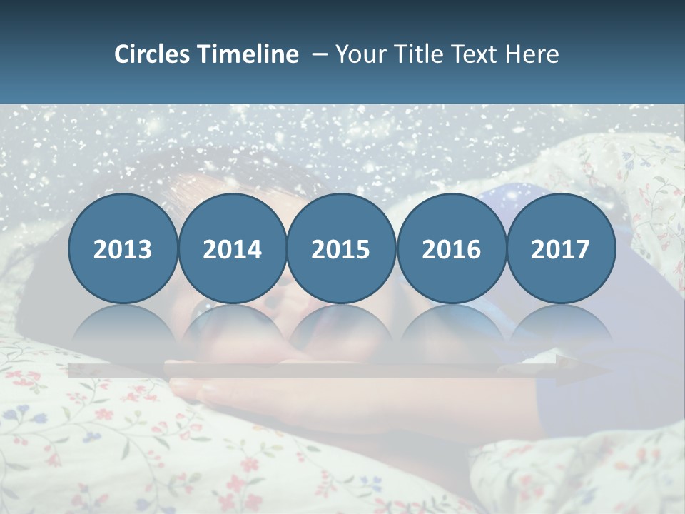 Caucasian Elderly Portrait PowerPoint Template