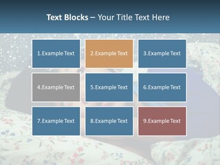 Caucasian Elderly Portrait PowerPoint Template