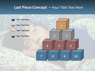 Caucasian Elderly Portrait PowerPoint Template
