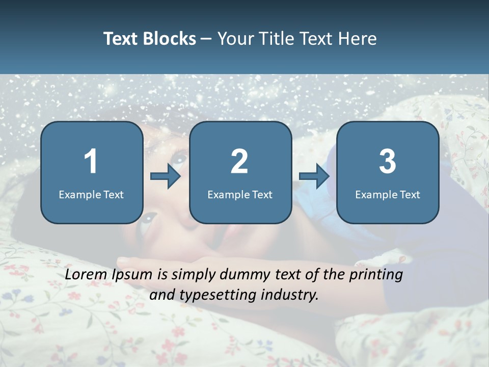 Caucasian Elderly Portrait PowerPoint Template