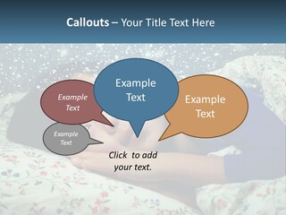 Caucasian Elderly Portrait PowerPoint Template