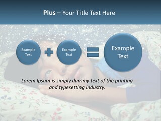 Caucasian Elderly Portrait PowerPoint Template