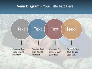 Caucasian Elderly Portrait PowerPoint Template