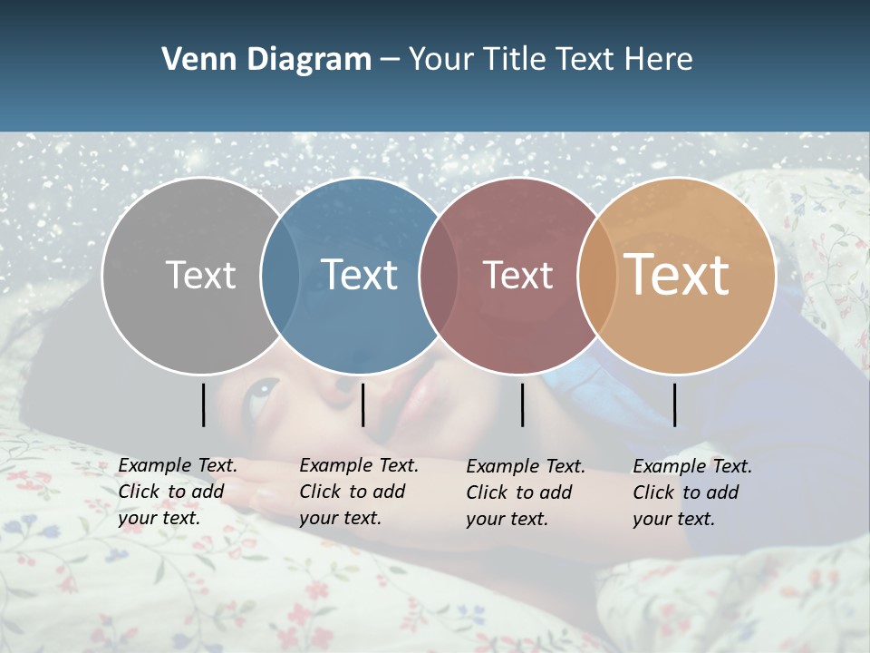 Caucasian Elderly Portrait PowerPoint Template