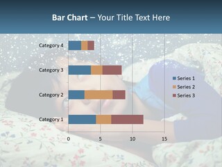 Caucasian Elderly Portrait PowerPoint Template