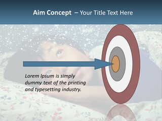 Caucasian Elderly Portrait PowerPoint Template