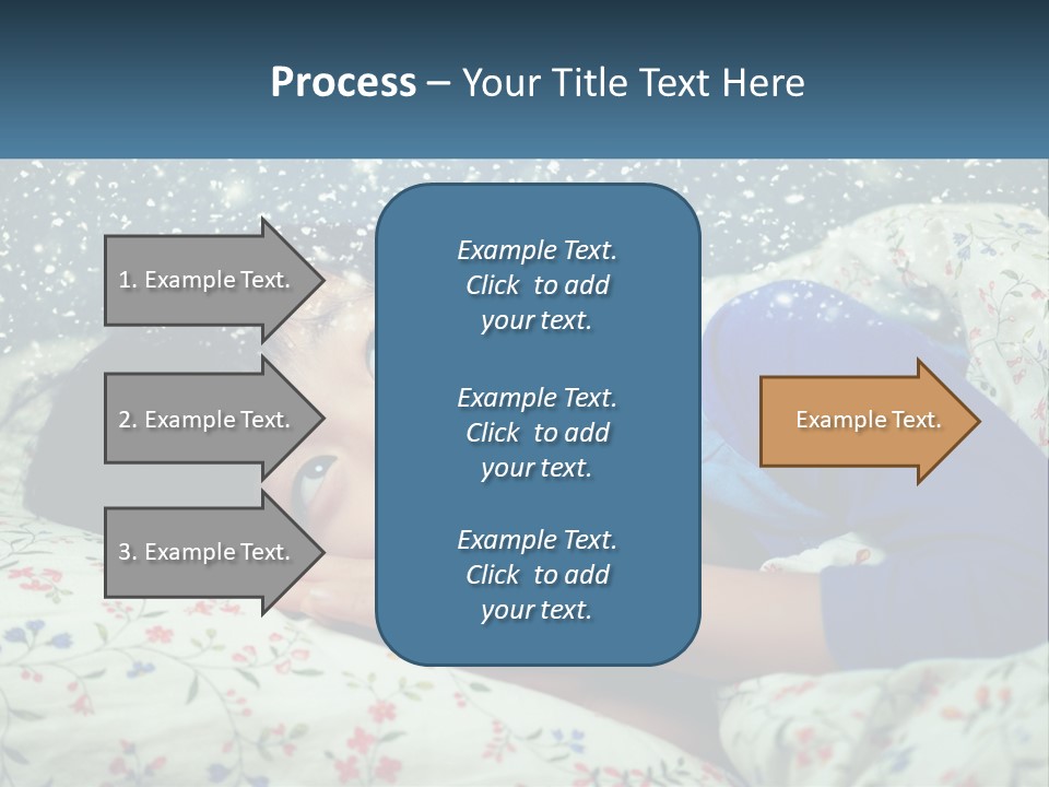 Caucasian Elderly Portrait PowerPoint Template