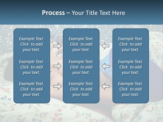Caucasian Elderly Portrait PowerPoint Template