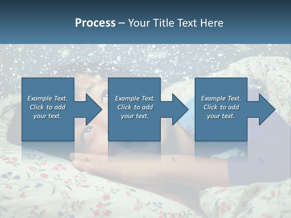 Caucasian Elderly Portrait PowerPoint Template