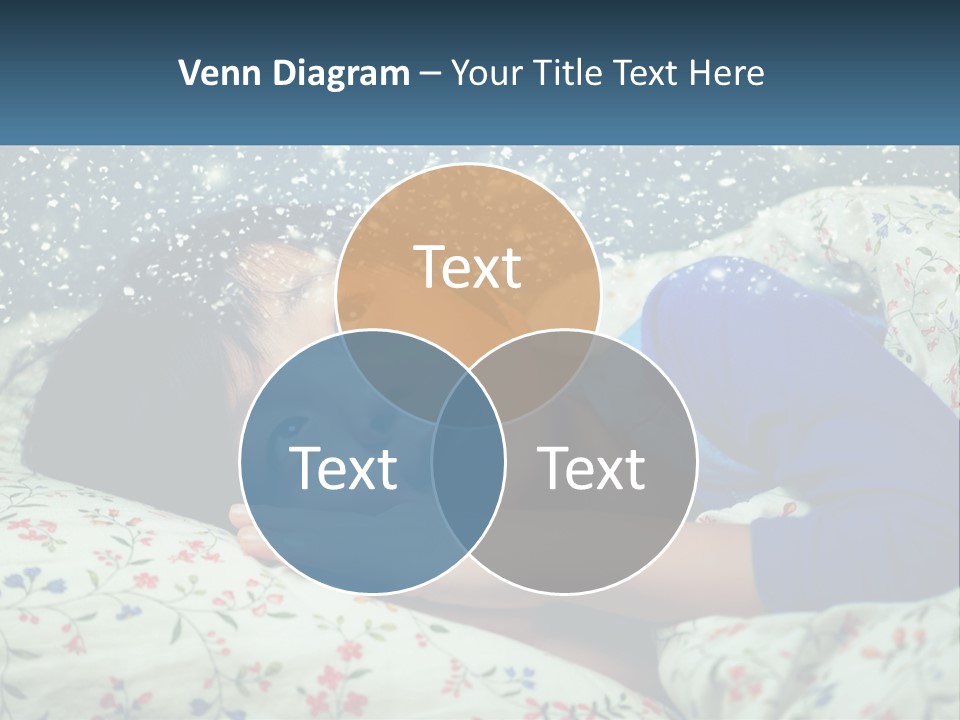 Caucasian Elderly Portrait PowerPoint Template