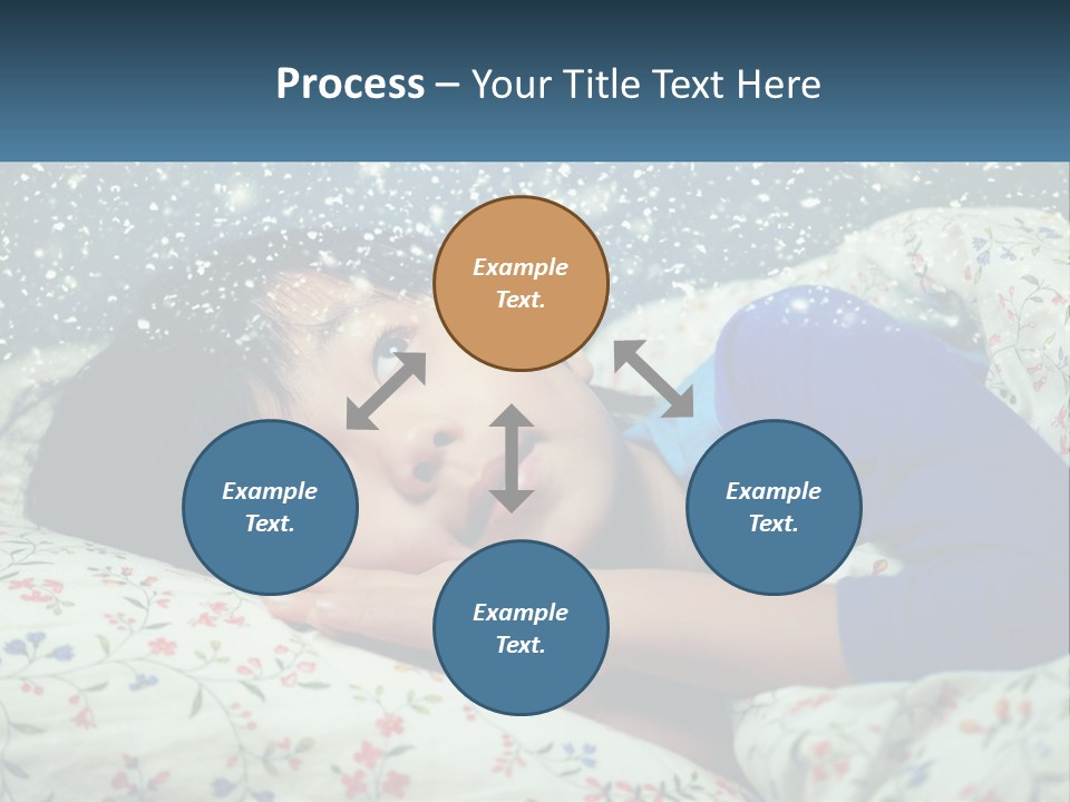 Caucasian Elderly Portrait PowerPoint Template