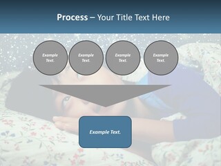 Caucasian Elderly Portrait PowerPoint Template
