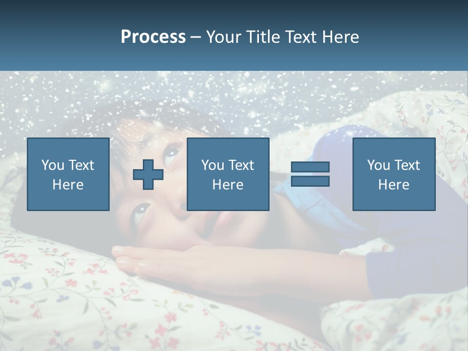 Caucasian Elderly Portrait PowerPoint Template