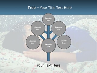 Caucasian Elderly Portrait PowerPoint Template