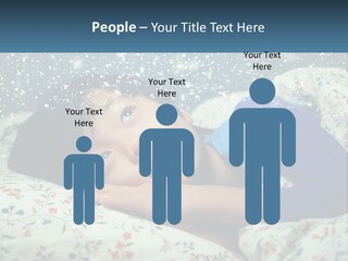Caucasian Elderly Portrait PowerPoint Template