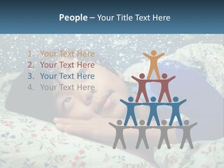 Caucasian Elderly Portrait PowerPoint Template