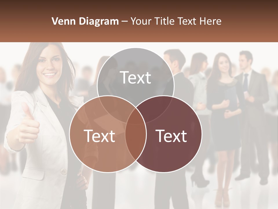 Woman Senior Peaceful PowerPoint Template