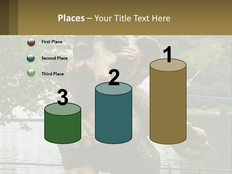 Ocean Retired Caucasian PowerPoint Template