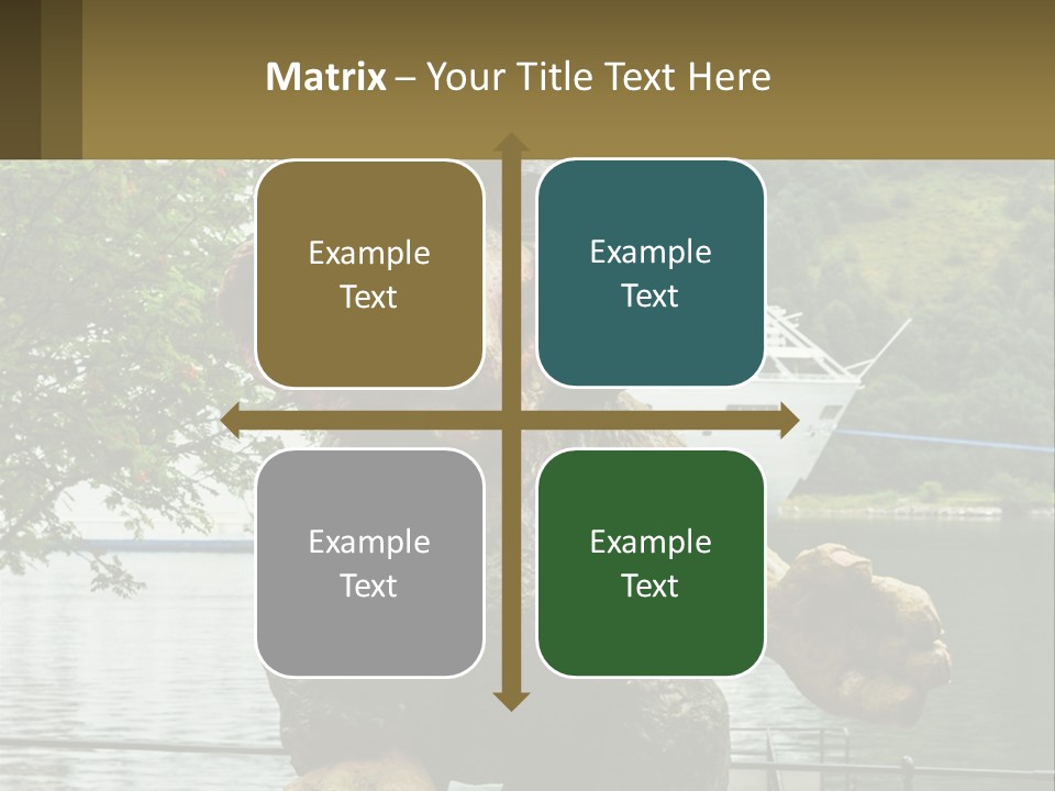 Ocean Retired Caucasian PowerPoint Template