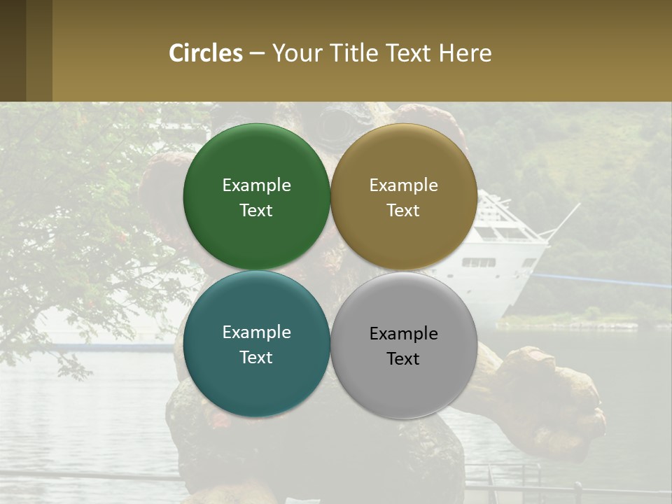 Ocean Retired Caucasian PowerPoint Template