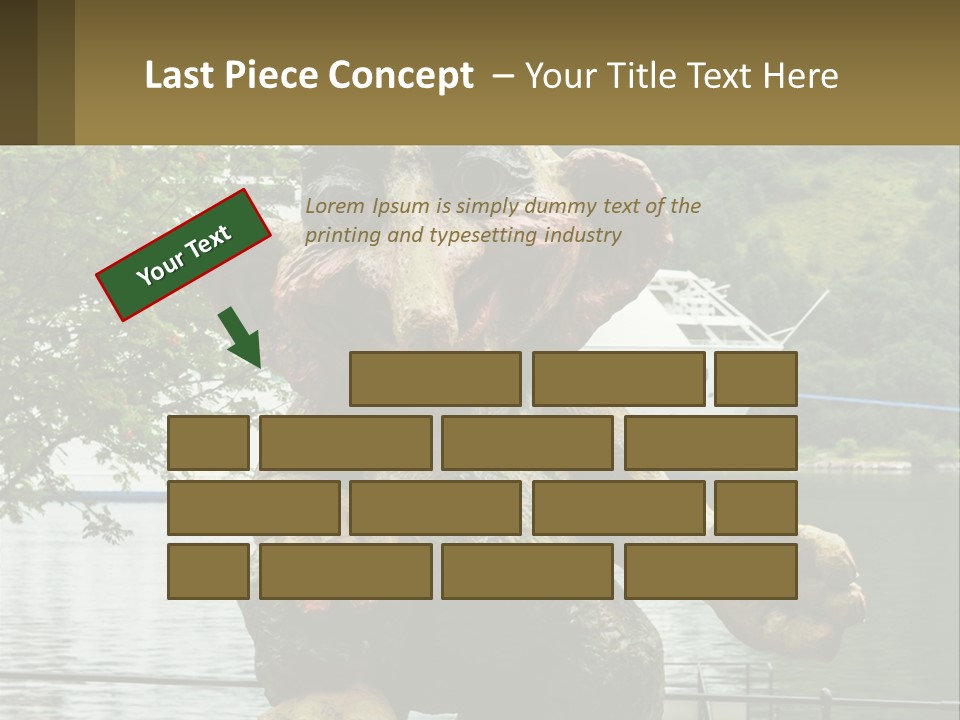 Ocean Retired Caucasian PowerPoint Template