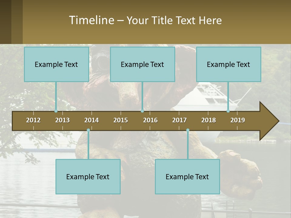 Ocean Retired Caucasian PowerPoint Template
