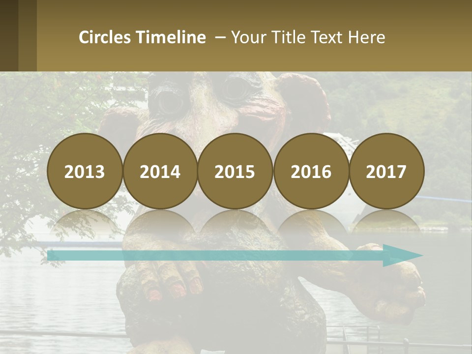 Ocean Retired Caucasian PowerPoint Template