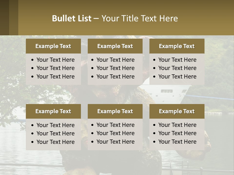 Ocean Retired Caucasian PowerPoint Template