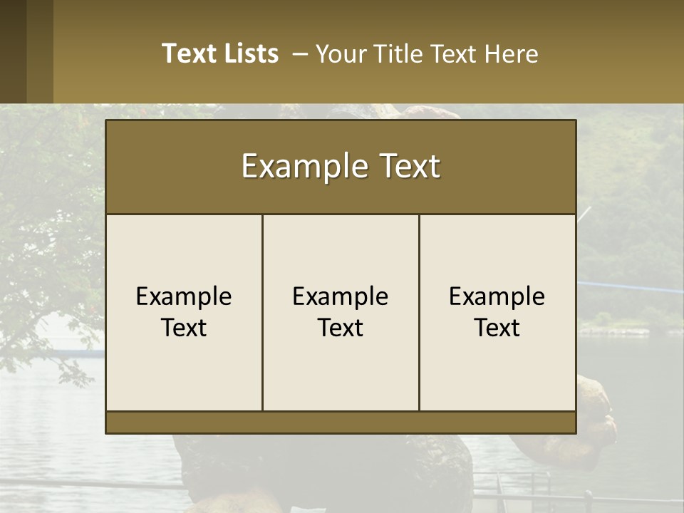 Ocean Retired Caucasian PowerPoint Template