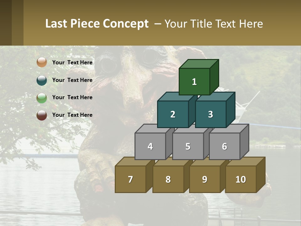 Ocean Retired Caucasian PowerPoint Template