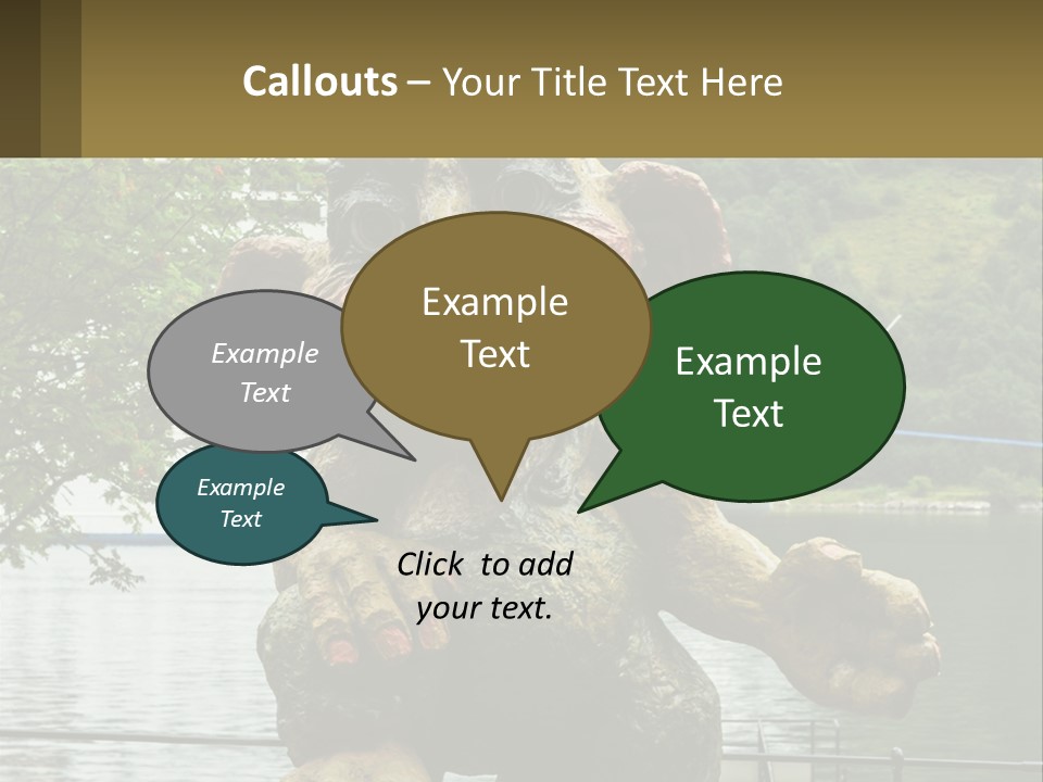 Ocean Retired Caucasian PowerPoint Template