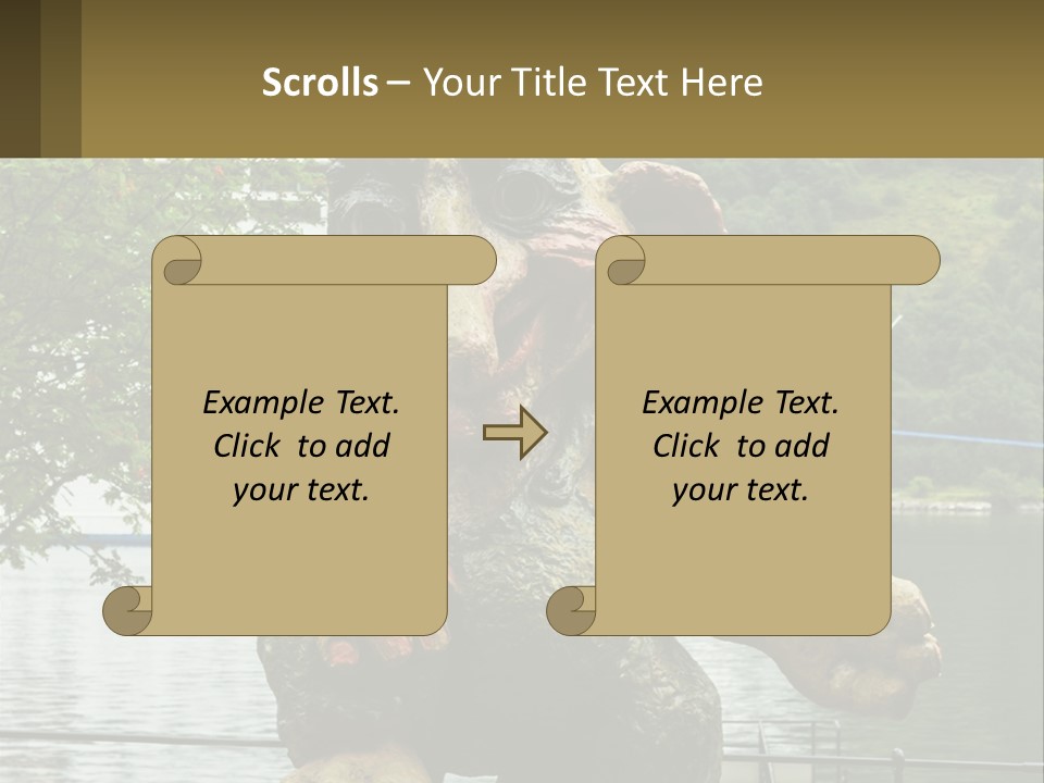 Ocean Retired Caucasian PowerPoint Template