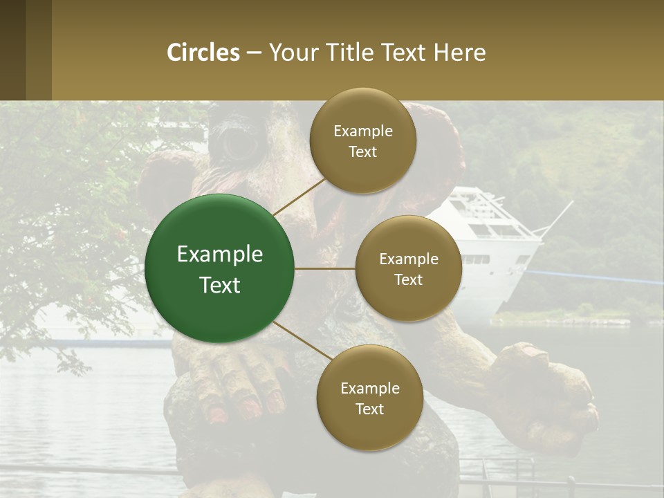 Ocean Retired Caucasian PowerPoint Template