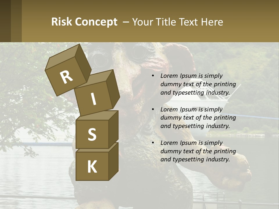 Ocean Retired Caucasian PowerPoint Template