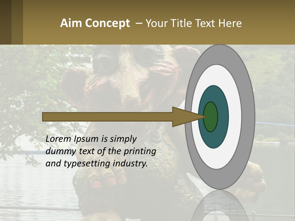 Ocean Retired Caucasian PowerPoint Template