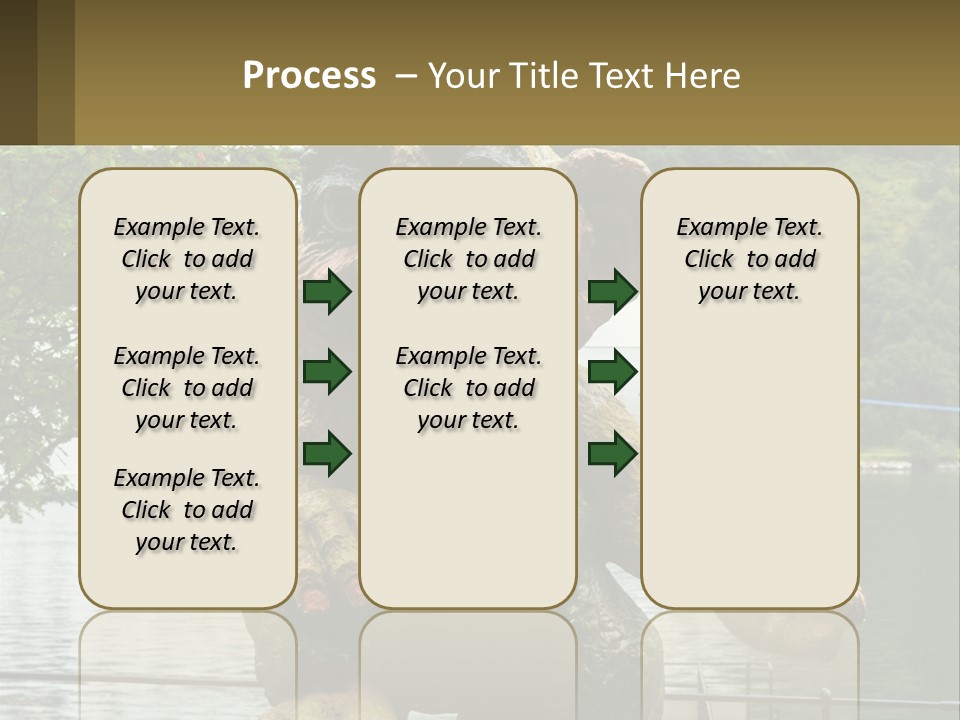 Ocean Retired Caucasian PowerPoint Template