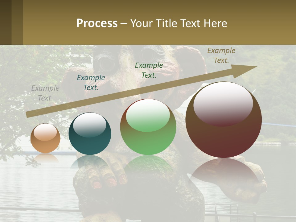 Ocean Retired Caucasian PowerPoint Template