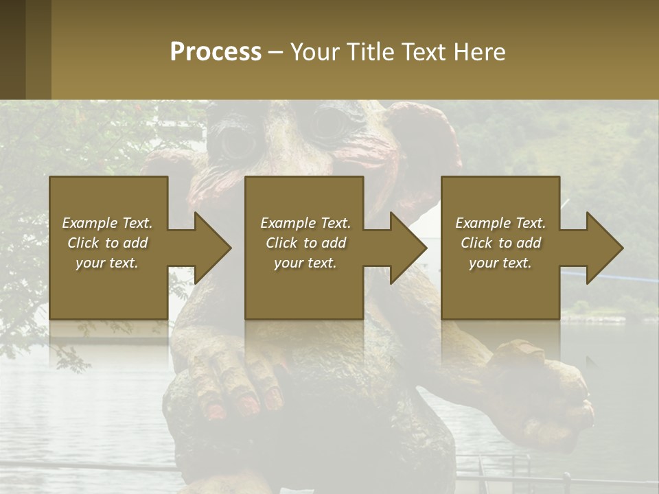 Ocean Retired Caucasian PowerPoint Template