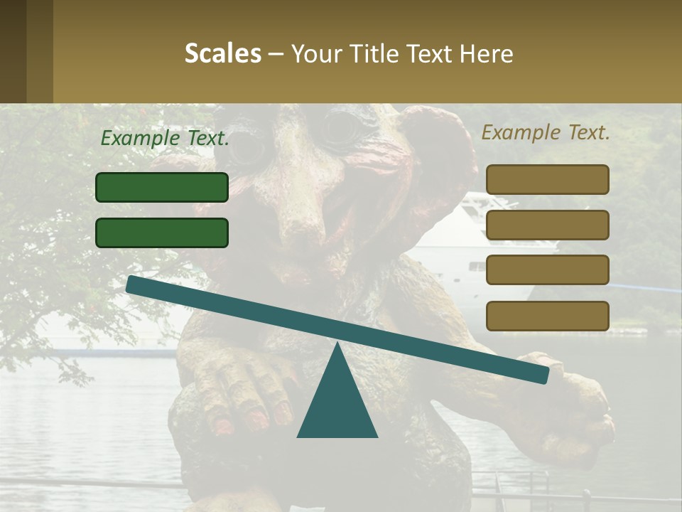 Ocean Retired Caucasian PowerPoint Template