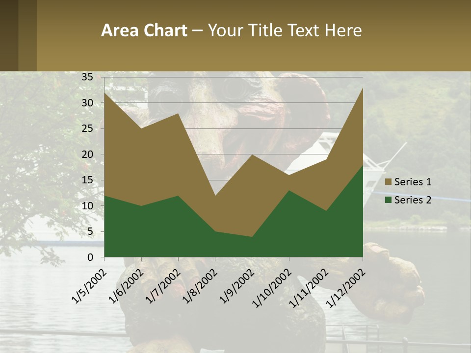 Ocean Retired Caucasian PowerPoint Template