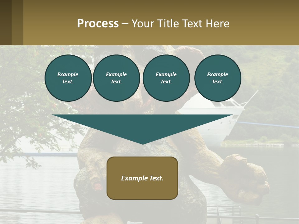 Ocean Retired Caucasian PowerPoint Template