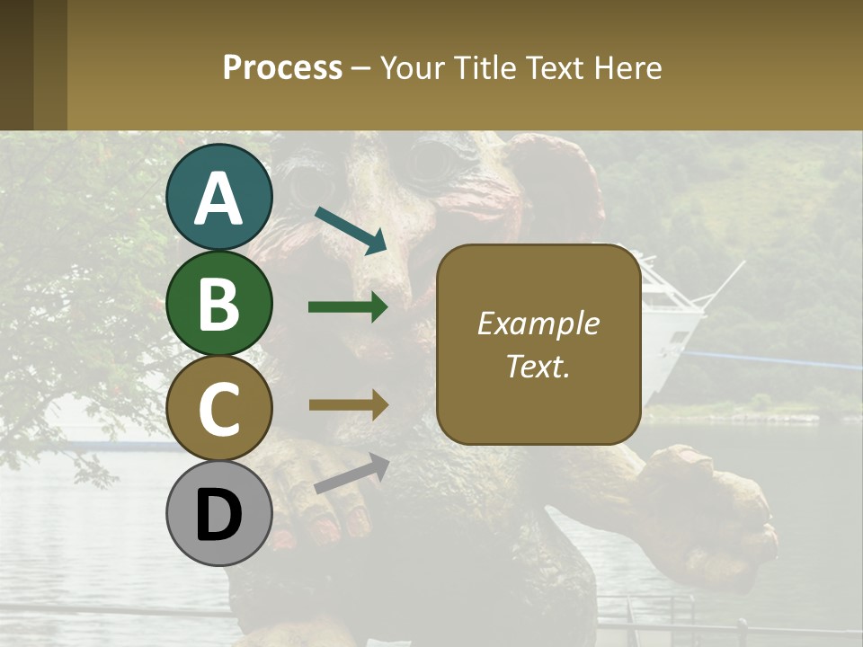 Ocean Retired Caucasian PowerPoint Template