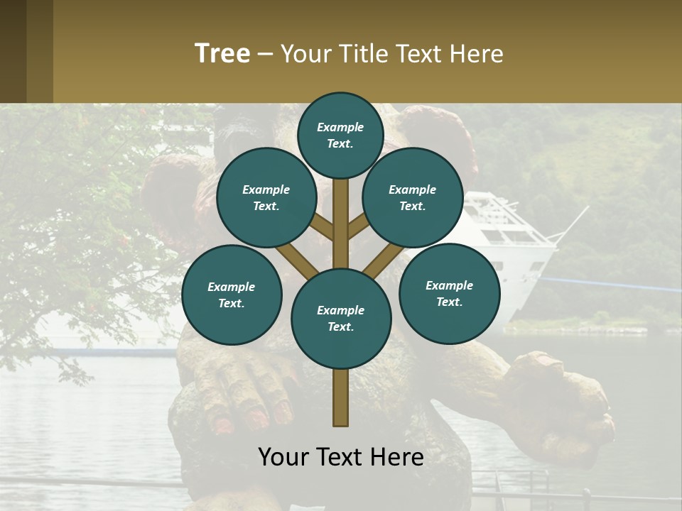 Ocean Retired Caucasian PowerPoint Template