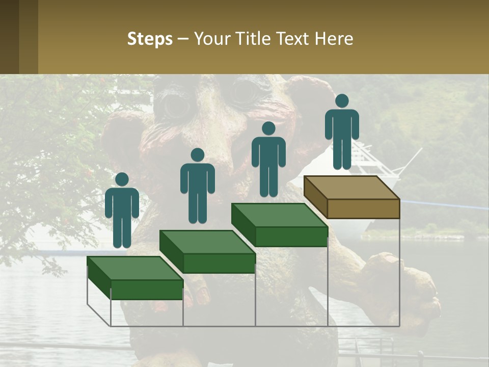 Ocean Retired Caucasian PowerPoint Template