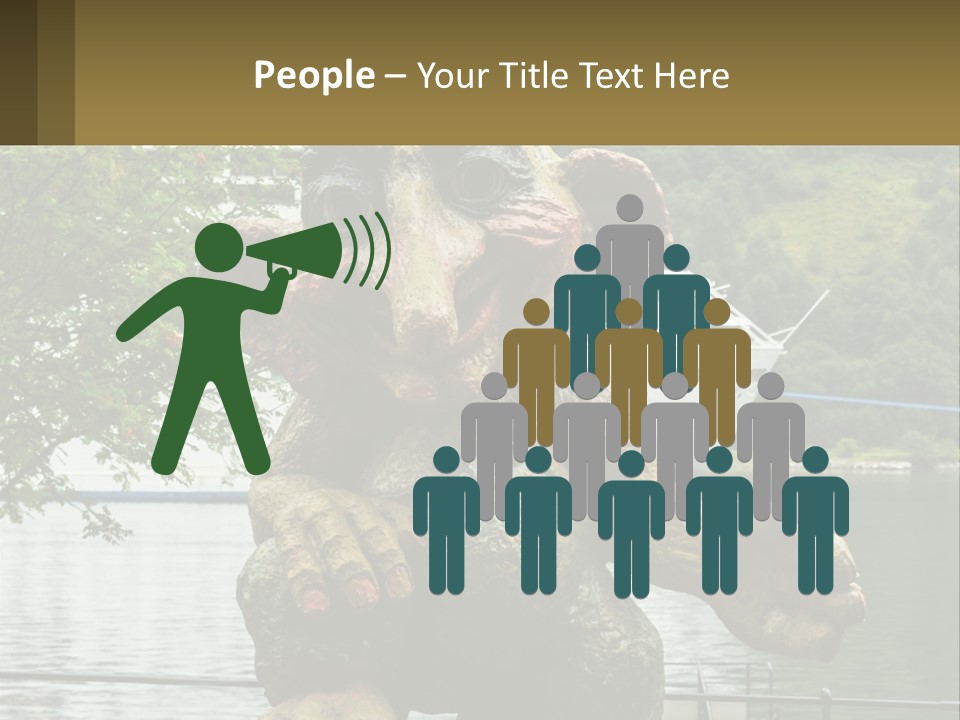 Ocean Retired Caucasian PowerPoint Template