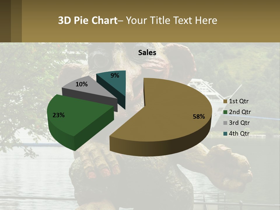 Ocean Retired Caucasian PowerPoint Template